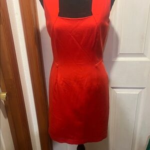 Trina Turk Red Sheath Cocktail Mini Dress